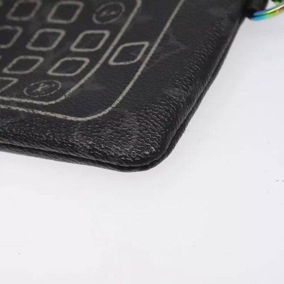 LOUIS VUITTON Monogram Eclipse Fragment iPhone Case M64433 LV Auth 113203 - Picture 10 of 16